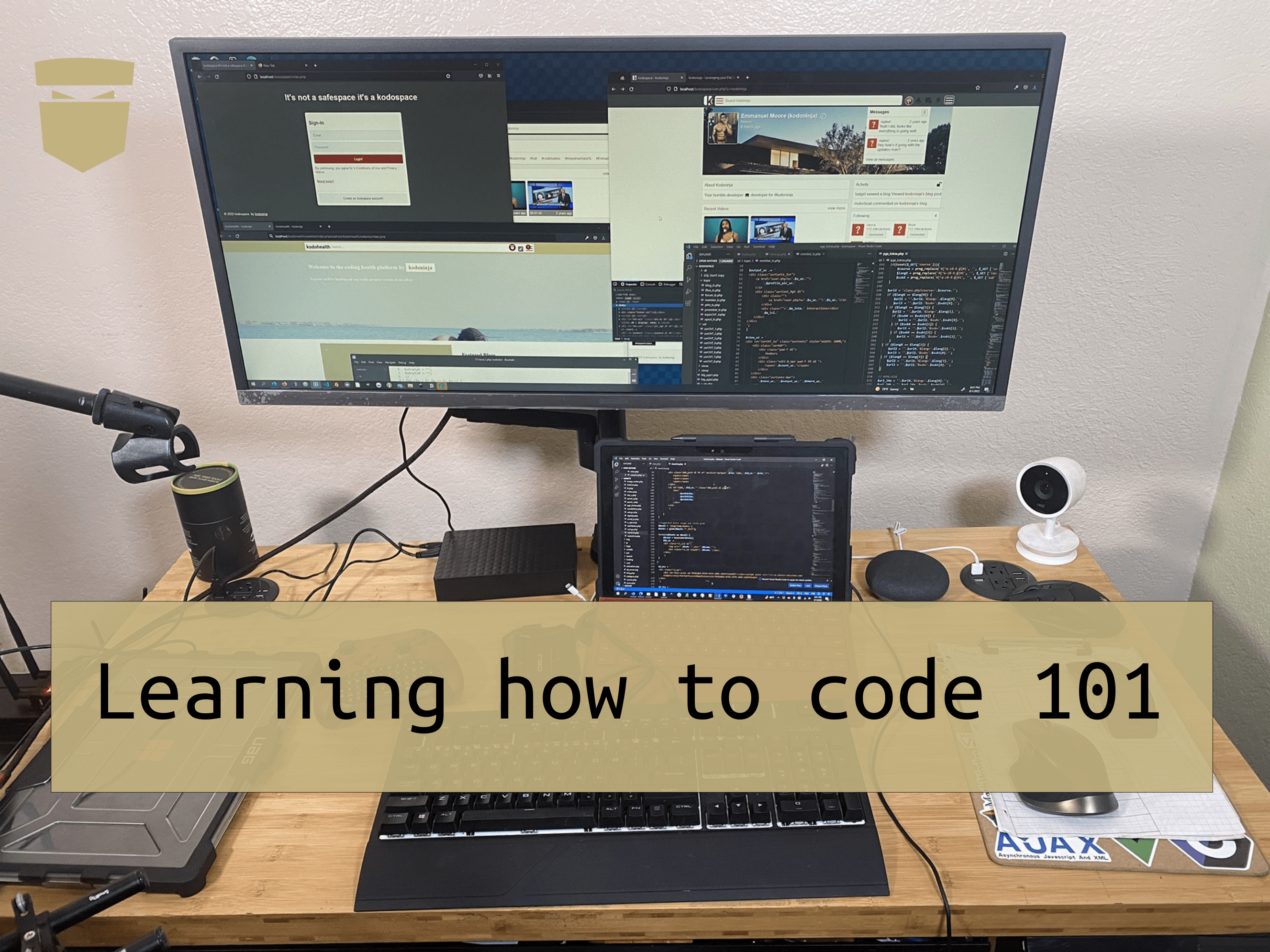 Learning how to code 101b-youtube